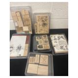 Group of stampin up stamps