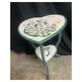 17x26x1 9inch heart shaped birdhouse table