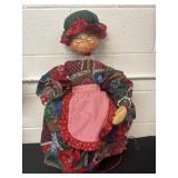 Annalee Mobilitee Dolls 1971 Christmas Mrs Santa