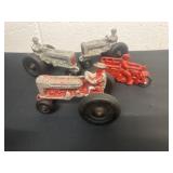 Vintage Cast iron tractors
