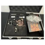 Tattoo kit with  case