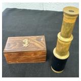 Vintage Spyglass Telescope