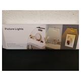 New golden colored metal picture light