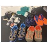 Group of little boy shoes