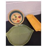 World market bowl and tag leaf bow and