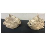 2 9.5ï¿½ Vintage Pier 1 Imports Fish Ceramic