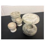 group of Marble pieces.