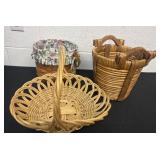 3 cute heavy duty baskets
