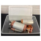 Cookie press with attachment and tote