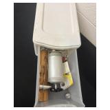 Cookie press with drawer