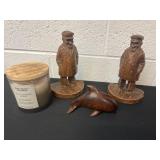8ï¿½ sailor book ends and ironwood dolphin 5ï¿½ and