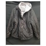 Size extra large zip and snap hooded jacket