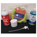 Pet items including Salmon Oil 32 oz, Oral Care