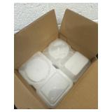 Double compartment food containers small