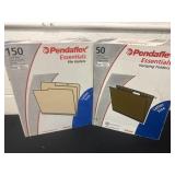 New file folders and hanging folder