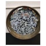 15.5 inch World Market tray with mirror