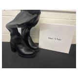 Size 8 shoe n tale boots