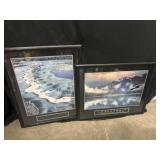 Leadership and challenger picture framed 24ï¿½x30ï¿½