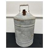 Vintage Galvanized Metal Can