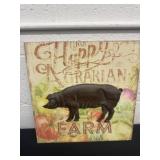 14ï¿½x14ï¿½ pig decor