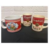 3 Campbellï¿½s soup cups