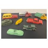 Group of vintage metal tootsie  cars