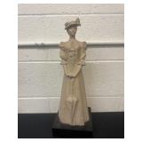 20ï¿½ Victorian Woman With Umbrella Sculpture 1981