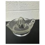6ï¿½ vintage glass juicer chipped