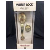 New Weiser lock handles set