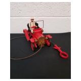 Vintage rebel toys Maxwell Auto Action pull toy