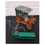 Vintage tin litho 'Old Timers' automobile toy.