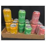 18 bubly sparkling water