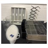 Kitchen items flat ware organizer plastic pitcher