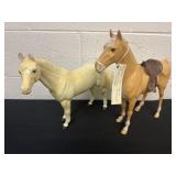 13ï¿½ Marx horse 1960 palomino and a ceramic horse