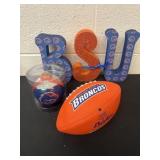 Boise state letters ornament and football