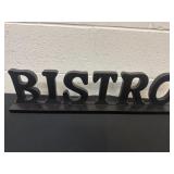 26ï¿½x7ï¿½ wood bistro sign