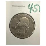 1945-D Washington Quarter