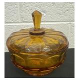Lovely Vintage Viking Amberina Orange Glass