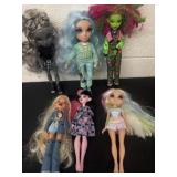 Monster night rainbow dolls