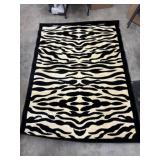 5x7 Zebra Print Rug