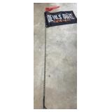 7ft Devils Dune Flag on Lighted Pole