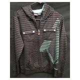Size large Volcom hoodie with zip up