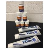 New 6 bottles of allergy pills and 3 tubes of lube