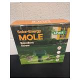 New solar energy mole repellent  6pack