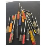 Group of screw drivers
