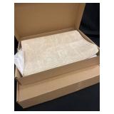 2 new boxes of placemats vinyl beige