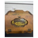 Vintage wood bread box