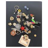 Group of single earrings