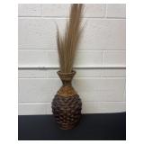 15ï¿½ wicker basket with fake grass