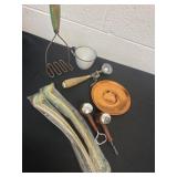 Salt and paper shaker, kitchen utensils and